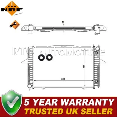 NRF Radiator Fits Volvo V70 1999-2000 C70 1997-2005 2.0 2.3 2.4 2.5 TDi #2 - Image 1 of 4