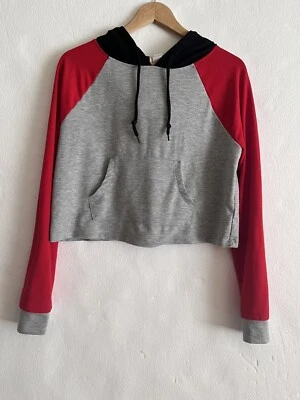 Sudadera corta Mossimo gris negro rojo S Foto 1 de 4