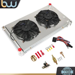 Ventilador de radiador + cubierta 3 filas para Chevy C/K C10 C20/30 K10/20 1973-91 GMC C2500 - Imagen 1 de 20