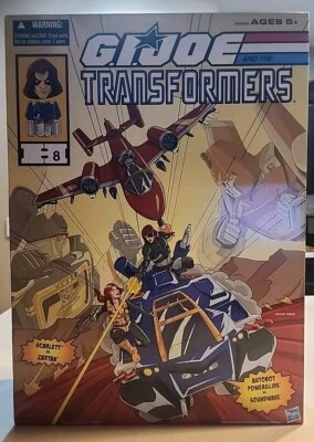 GI Joe and the Transformers 8 Scarlett, Zartan, Powerglide, Soundwave SDCC MISB Foto 1 de 2