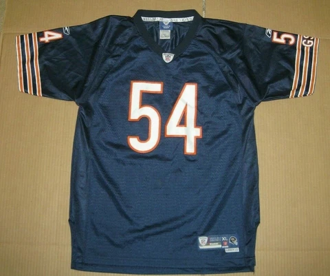 Reebok Brian Urlacher Chicago Bears Football OnField Jersey  Youth Large (18-20) Cover