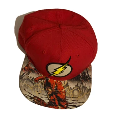 Sombrero ajustable rojo Snapback The Flash original de DC Comics OSFM Foto 1 de 4
