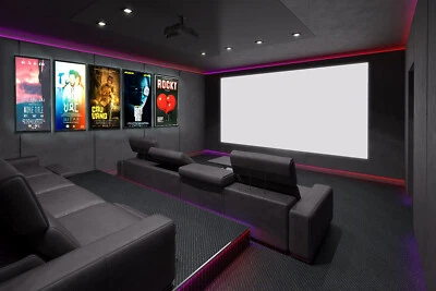 24"x36" LED Backlit Movie Poster Frame Light Box Display; Custom Poster Included - Image 1 of 4