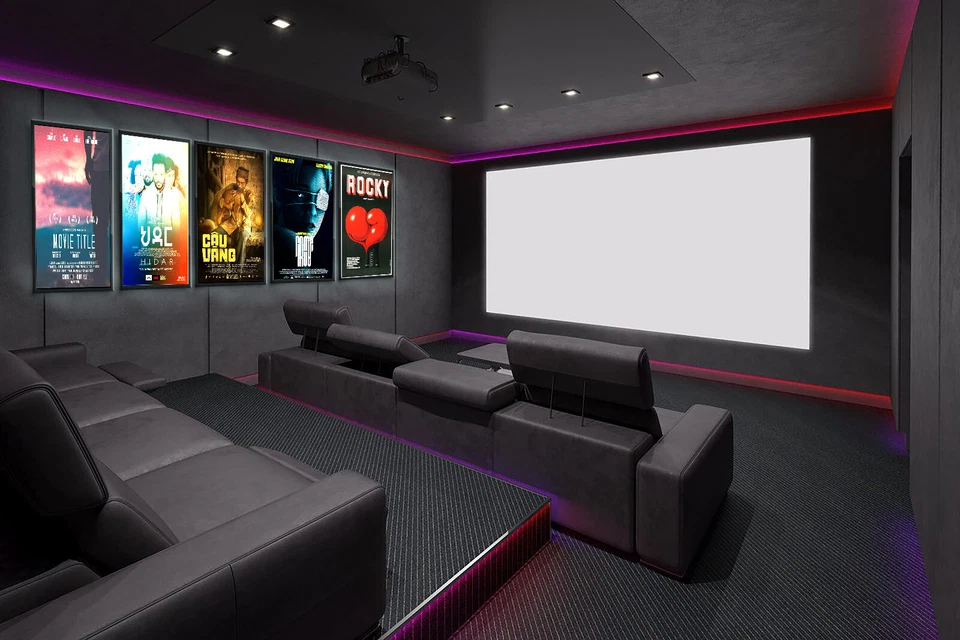 24"x36" LED Backlit Movie Poster Frame Light Box Display; Custom Poster Included - Image 1 of 4