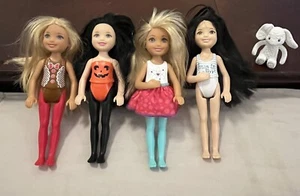 Barbie Halloween Hermana Chelsea Muñeca Calabaza 2014 y 2015 con Cabezas y Conejito 2010 - Imagen 1 de 24