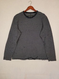 Rag & Bone Core Stripe Langarm T-Shirt Herren XL Navy Blau Baumwolle Preppy - Bild 1 von 11