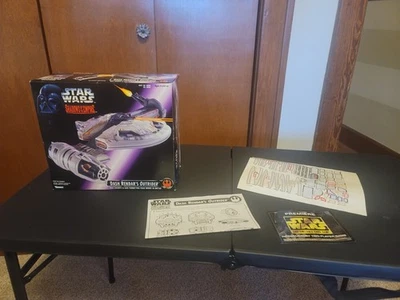 Star Wars Shadows Of The Empire- Dash Rendars outrider. BOX ONLY w/ sheets - image 1 of 4