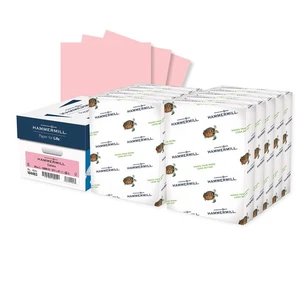 Hammermill Colored Paper, 24 lb Pink Printer Paper, 8.5 x 11-10 Ream (5,000 Shee - Picture 1 of 9