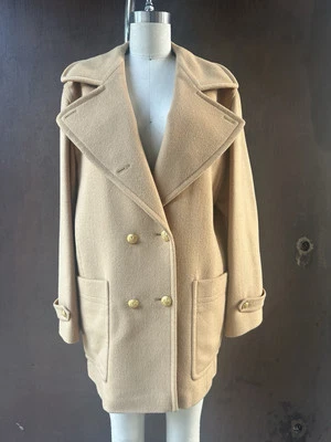 Abrigo Vintage Escada Cashgorissimo Nuevo Mezcla Lana/Conejo/Angora Talla 40 Foto 1 de 4