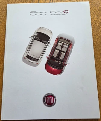 FIAT 500 & 500 C car brochure from the UK. Very thick sales catalogue 2010  2011 - Image 1 of 4