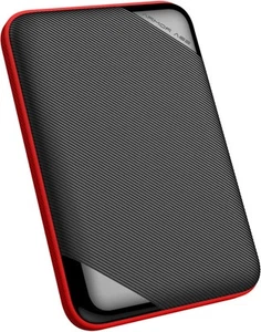 Silicon Power 4TB Rugged Armor A62L Shockproof/ IPX4 4TB, Black-Red - Picture 1 of 9