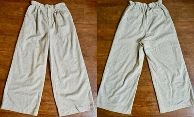 SNIDEL HIGH WAIST WIDE LEG WOOL BLEND TROUSER JUNIOR SIZE 1 - Image 1 of 4