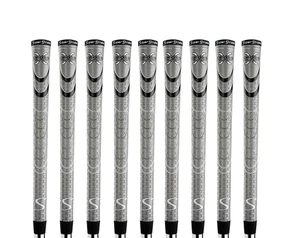 Super Stroke Cross Comfort Golf Grips Gray Black Standard Choose Quantity NEW - Picture 1 of 5