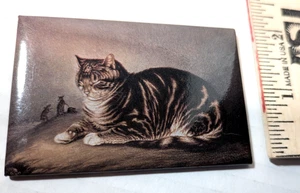 Cat & Mice art George Baxter Puss Napping 2010 Art Institue Of Chicago Magnet - Picture 1 of 6