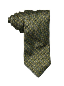 "Corbata ajustada geométrica de diseñador 100 % seda dorada Jos.A.Bank Signature para hombre 60"" X 3""" - Imagen 1 de 3