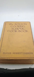 VINTAGE THE BOSTON COOKING SCHOOL COOK BOOK 1930 By Fannie Merritt Farmer - Picture 1 of 8