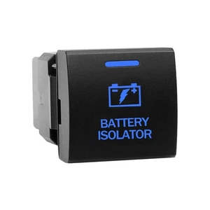 Interruptor pulsador AISLADOR BATERÍA T163B para Toyota RAV4 Camry Hiace LED AZUL - Imagen 1 de 4