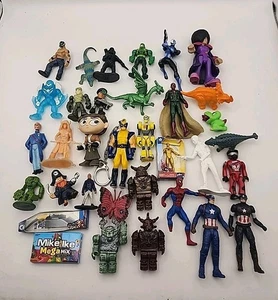 Small Mini Toy Lot  Cartoons Marvel 80s 90s Y2K Now Mix Lot Action Figure - Picture 1 of 7
