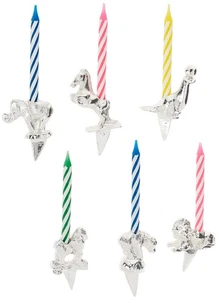 Reed and Barton 910 Let's Celebrate 6Pc Circus Animals Candles - Bild 1 von 4