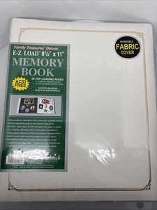 Pioneer Family Treasures Deluxe Memory Book White Gold 20 Pages NEW OLDER STOCK - Picture 1 of 14