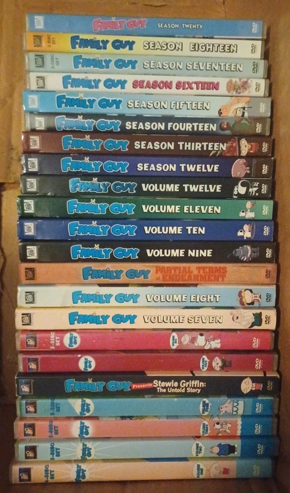 Family Guy DVD Lot - 22 Collection Seasons & Volumes  - Animated Comedy Series - Image 1 of 1