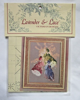 Lavender & Lace "Firefly Fairies" Counted Cross Stitch Pattern - Image 1 of 4