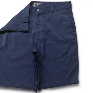 Nike Pantaloncini Golf Uomo 35x10 Navy Poly Blend Tour Performance Elasticizzati Dri-Fit - Foto 1 di 7