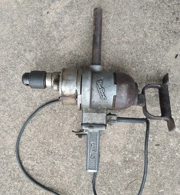 Antique Vintage Van Dorn Electric Corded Drill Type DAI Serial No. 16847  Works - Image 1 of 3