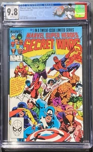 Secret Wars 1 CGC 9.8 1984 Spider-Man Custom Label - Marvel Super Heroes - Picture 1 of 10