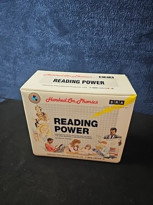 Cintas de casete vintage 1992 SRA enganchadas a fonética alimentación de lectura con libros Foto 1 de 4