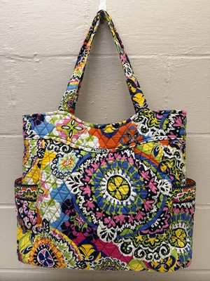 Vera Bradley Rio Pleated Tote Bag VGUC - Image 1 of 4
