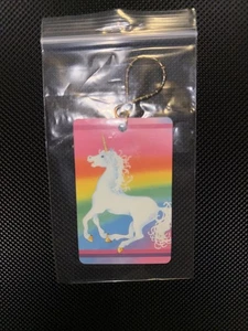Schlüsselanhänger Schlüsselring buntes Regenbogen-Einhorn süß Vintage Paulas #54366 - Bild 1 von 2