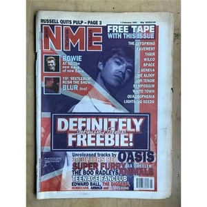 OASIS NME MAGAZINE FEB 1 1997 - NOEL COVER(TEAR/RIP IN FRONT COVER) (NO FREE CAS - Picture 1 of 2