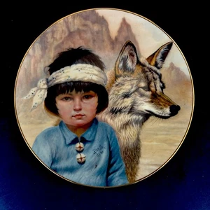 Peaceful Comrades Vintage 1986 Plate by Perillo Pride Of American Indians #3925I - Picture 1 of 5