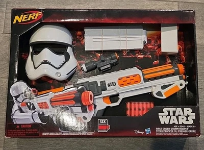 NERF Star Wars The Force Awakens First Order Stormtrooper Deluxe Blaster & Mask - Image 1 of 4