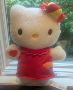 Vintage Hello Kitty Plush Sanrio 2000 12" Hearts - Picture 1 of 3