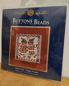 Mill Hill Knöpfe & Perlen Winter Serie Set GINGER FRIENDS MH14-4301 - Bild 1 von 3