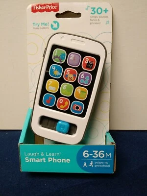 Fisher Price Smart Phone 30+ Songs,Sounds,Tunes & Phrases Ages 6-36 Months - Image 1 of 4