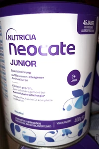Neocate Junior 3x400gr Neutral,Kuhmilchallergie, Baby, Kleinkind - Bild 1 von 3