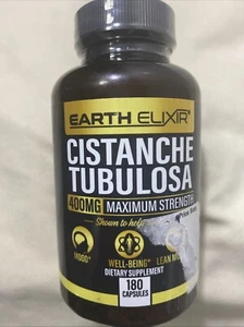 Earth Elixir Cistanche Tubulosa 400 mg 180 Caps Max Purity Made In USA Exp 07/25 - Picture 1 of 4