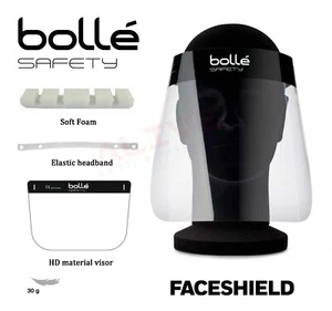 Bolle Face Shield Full Face Visor Protection Mask PPE Safety Shield Anti-fog - Picture 1 of 4