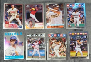 2023 Topps Chrome Lids Mitchell & Ness Lot 8 Mailed From Topps MLB Baseball READ - Picture 1 of 9