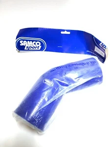 Samco Sport Silicone 45° Elbow, Blue, 76mm (3 inches) I.D., 125mm (5 inch) Legs - Picture 1 of 1