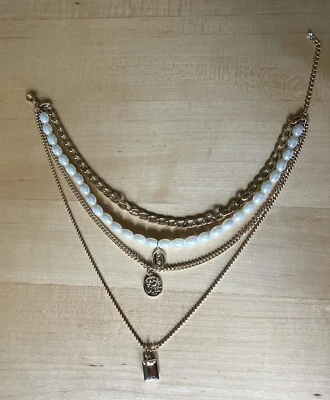 Colar Bebe com várias correntes declaração - Imagem 1 de 4