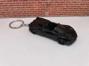 LLAVERO para PAGANI HUAYRA NEGRO ROADSTER EXÓTICO AUTO LLAVERO LLAVERO CORDÓN - Imagen 1 de 2