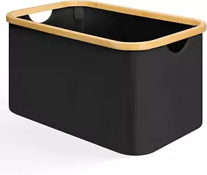 Wäschekorb Faltbar 50 Liter Wäschebox Bambus Stoff Wäsche Aufbewahrung Korb C510 - Bild 1 von 7