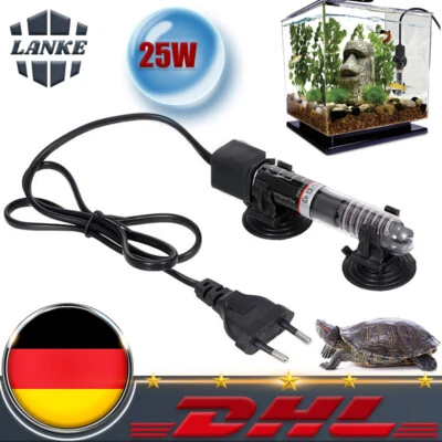 Aquarium Heizstab 25W Temperatur Heizer Heizung Mini Fischtanks Aquariumheizer - Bild 1 von 4