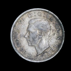 Gran Bretaña 1948 - Seis peniques, rey Jorge VI - Lote #6401 - Imagen 1 de 2