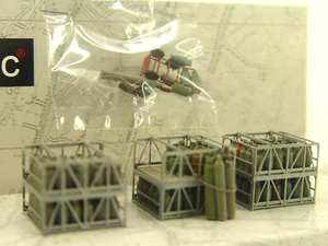 Gasflaschen m. Gitterboxen -Ladegut Artitec HO Fertigmodell 1:87 - 48780181 #E - Picture 1 of 4