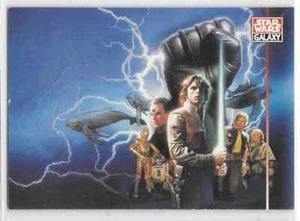 1995 Star Wars Galaxy Series 3 Glove Of Darth Vader Struzan Base Card #277 - Picture 1 of 2